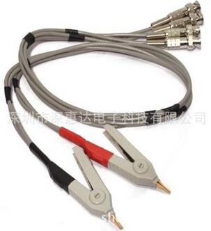 LCR测试线 LCZ数字电桥测试夹 精度四端 安柏SMD贴片夹具四线