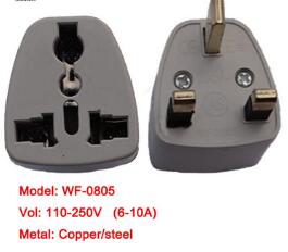 专业生产万用旅游转换插头插座 英规 万能孔