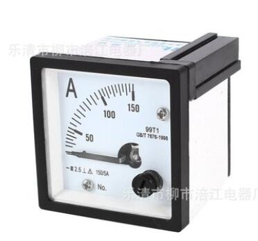 生产交流电流表99T1-5A 10A 20A 30A 50A规格齐全 48*48mm