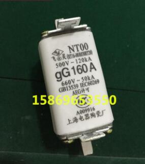 飞灵NT00-160低压熔断器R030 RT20 NTOO-160A 125A100A上海陶瓷厂