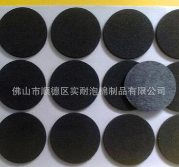 生产自粘eva脚垫 防滑泡棉胶垫 防震圆形海绵垫 黑色白色家具垫片