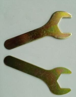 供应镀锌简易单头开口扳手.小板手对边14MMⅩ70X1.5(适用m8螺母)