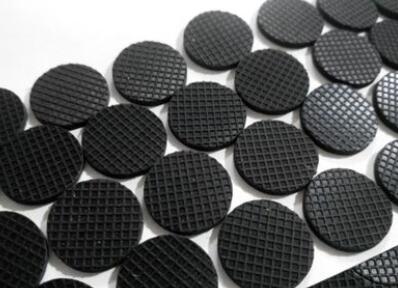 优质红色橡胶圆形脚垫/减震/减噪/防滑/机器冲床用圆胶垫