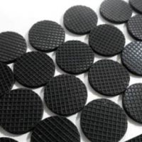 优质红色橡胶圆形脚垫/减震/减噪/防滑/机器冲床用圆胶垫