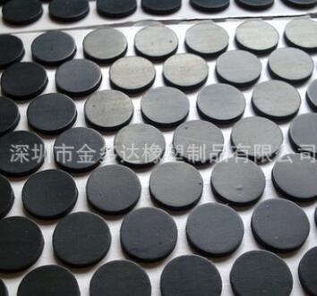 供应橡胶垫 防滑橡胶垫片 圆形橡胶垫 3M自粘橡胶垫