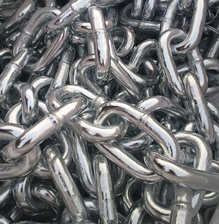 厂家直销 G80高强度起重吊装链条 手拉葫芦链条 河道护栏链条