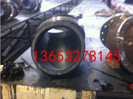 火电厂衬胶耐磨管道,脱硫耐磨衬胶管道,碳钢耐磨衬胶直管