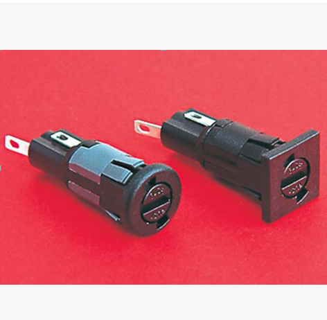 FX0367/1 保险丝座尺寸5 x 20mm 卡位安装到面板 (圆) PC2