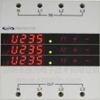 三相开关带过压欠压缺相断零不平衡保护,线电压实时显示,可扩展