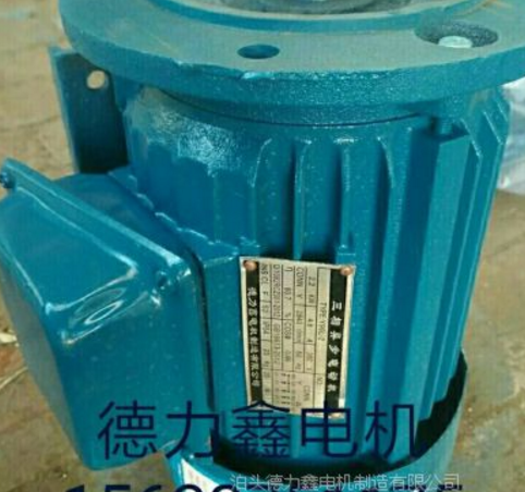 德力鑫电机厂家供应各种三相异步电动机二级四级电机现货销售5.5-4立式国标纯铜三相电机
