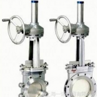 供应不锈钢PZ543X伞齿轮刀型闸阀法兰刀阀