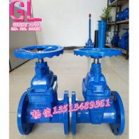 暗杆弹性座封闸阀/软密封阀门法兰自来水闸阀 河北冠霖阀门 软密封闸阀