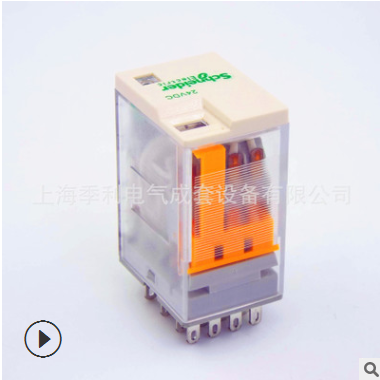 施耐德 RXM4LB2BD DC24V插拔式小型中间继电器 4副触点原装