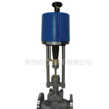 供应奇伟KEYVALVE 两通三通碳钢WCB不锈钢CF8电动调节阀比例阀