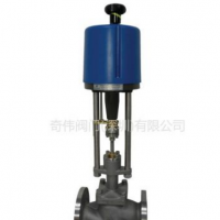 供应奇伟KEYVALVE 两通三通碳钢WCB不锈钢CF8电动调节阀比例阀