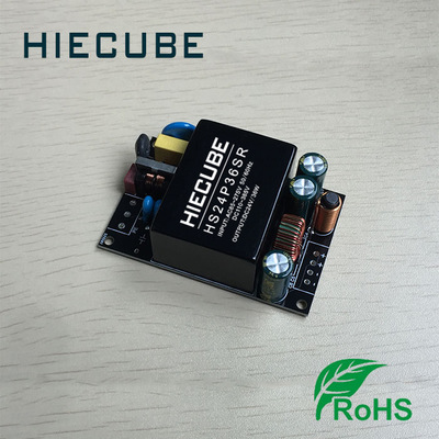 AC-DC电源模块24V1.5A 220v转24v DEMO板带EMC滤波CE认证