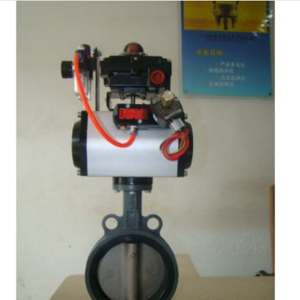 厂家直销 气动蝶阀D671X-16 气动水用蝶阀 气动对夹蝶阀