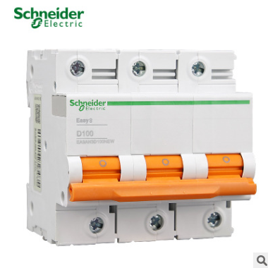 施耐德EA9AH3D100NEW微型断路器 3P D100A E9系列空气开关