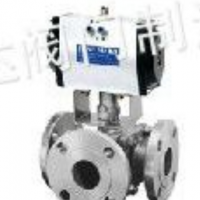 供应气动法兰三通球阀