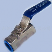 一片式球阀.手动一片式不锈钢螺口球阀