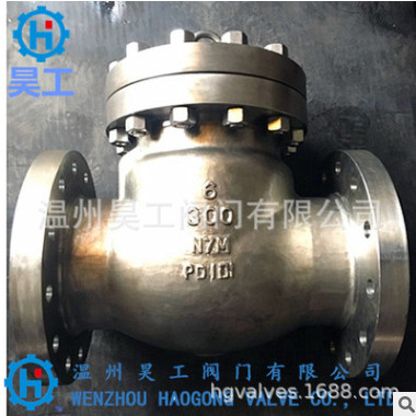 供应 旋启式钛止回阀 H44W-16TA2-DN50/65 钛止回阀 钛法兰止回阀
