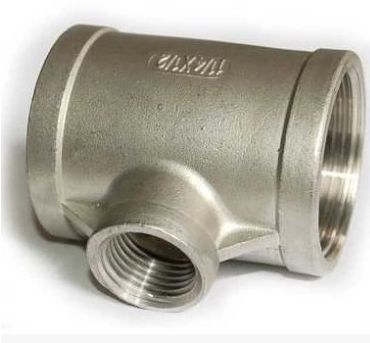 渝东304不锈钢异径丝扣三通变径内丝自来水管接头配件4分丝口