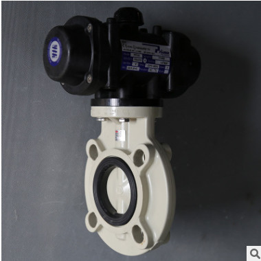 ASAHI PP自动阀/KA-B型气动蝶阀/单作用/EPDM/FKM/旭有工业管路