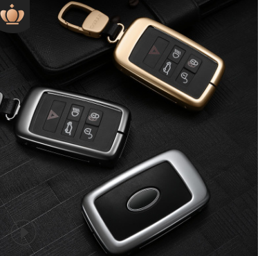 专用于18新路虎钥匙包18新揽胜发现神行4金属铝合金钥匙壳扣套包