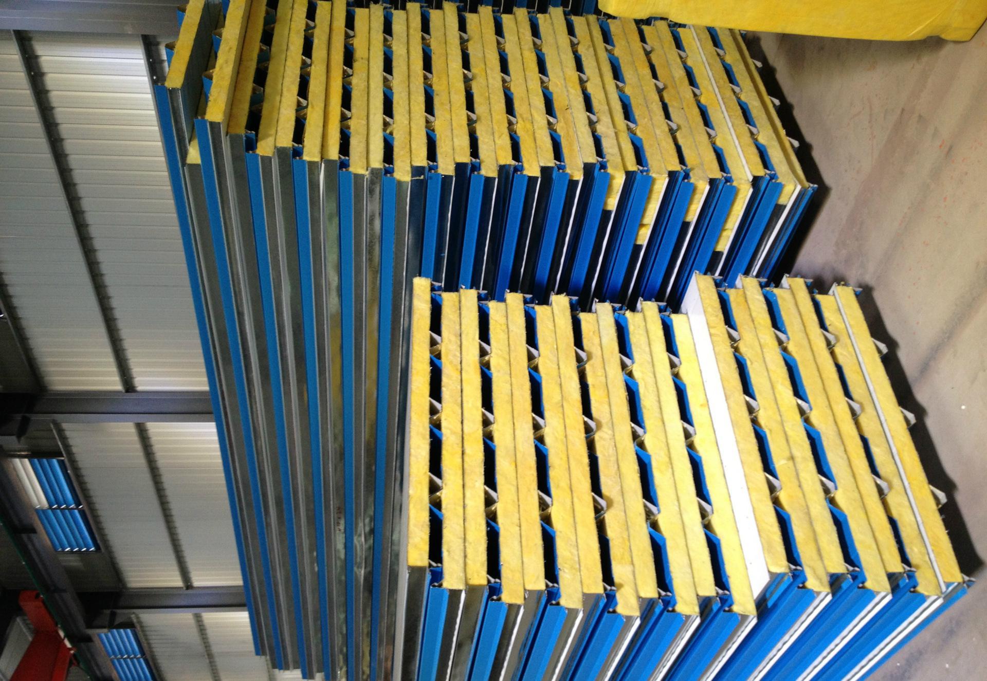 岩棉复合板加工/宝发彩钢钢构来图加工