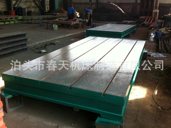 铸铁T型槽平台|春天机床厂家发货可定做