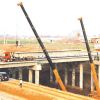 青岛大型桥板吊装公司|通利起重