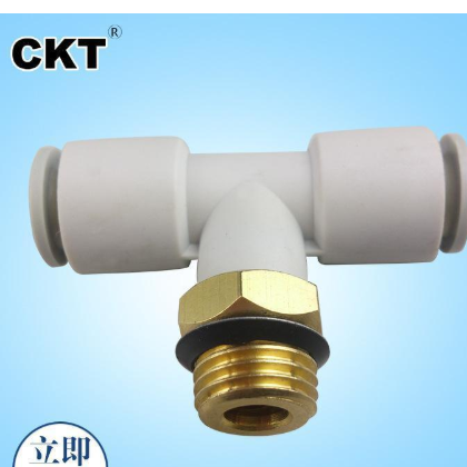 厂家直销 西克迪C-KQ2T万用外螺接头三通 特价批发 量大从优