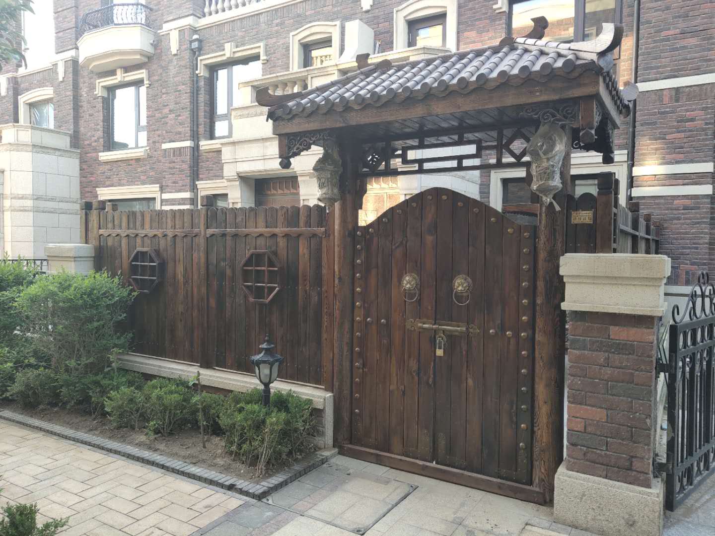 沈阳防腐木廊架|沈阳防腐木长廊|奇缘|专业定制