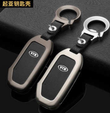 适用于起亚新智跑钥匙壳18款新一代智跑专用汽车金属遥控包套扣圈