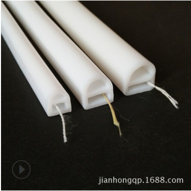 健鸿 LED灯硅胶套管 防水霓虹灯条 汽车大灯硅胶条 硅胶导光条