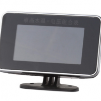 12-24V通用汽车改装车电子液晶水温电压表带感应头21mm（1/2）