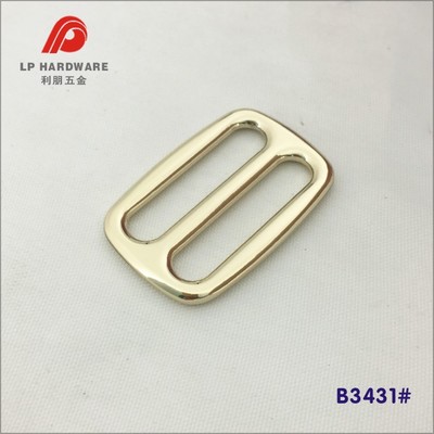 厂家批发锌合金三档扣高品质手袋肩带调节扣环保日字扣五金配件