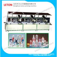 东莞力天生产全自动多色圆桶/方桶自动印刷生产线三组丝网机