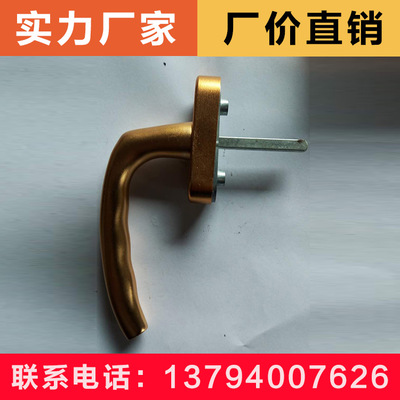 指纹大执手方轴手柄 铝合金拉手 浴室门拉手 规格齐全 厂家直销