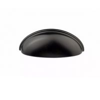 黑色ORB推油家具拉手锌合金现代把手外贸代工OEM加工橱柜贝壳拉手