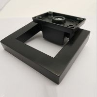 大号家具拉手 黑色大号拉手环 方形锌合金敲门器 方形拉手环