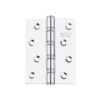 不锈钢合页4寸平开合页加厚木门橱柜衣柜门窗五金配件合页铰链