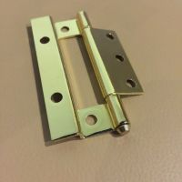 3寸白色偏心合页1.5 铁铜电镀不锈钢款合页 木制百叶窗蝶型合页