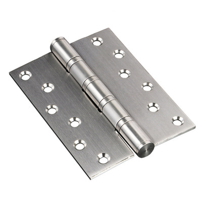 厂家批发平开合页美式孔304不锈钢4寸 开槽加厚门窗合页 平开合页