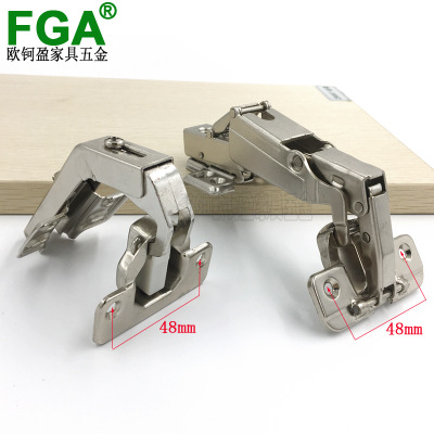 FGA广州全屋定制家具五金配件 联动门合页 转角门铰链