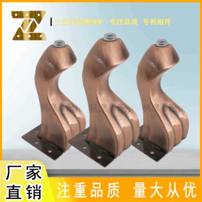 供应复古沙发脚 14公分金属女人脚 现代家具脚 茶几餐桌 橱柜脚