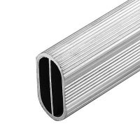 厂家直销五金家具铝合金衣通管衣柜衣橱椭圆形挂衣杆衣通管定制