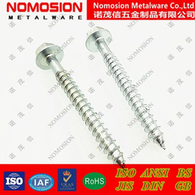 镀锌外六角尖尾十字自攻螺钉钻尾木螺丝法兰面自攻螺丝钉 M6*60