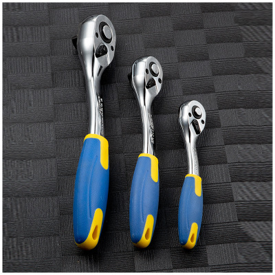 龙德信快速套筒板手 快速棘轮扳手72齿快速扳手 自动脱落棘轮扳手