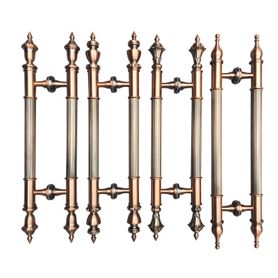 厂家直销现代豪华铝合金拉手 酒店KTV大门把手欧式仿古玻璃门拉手